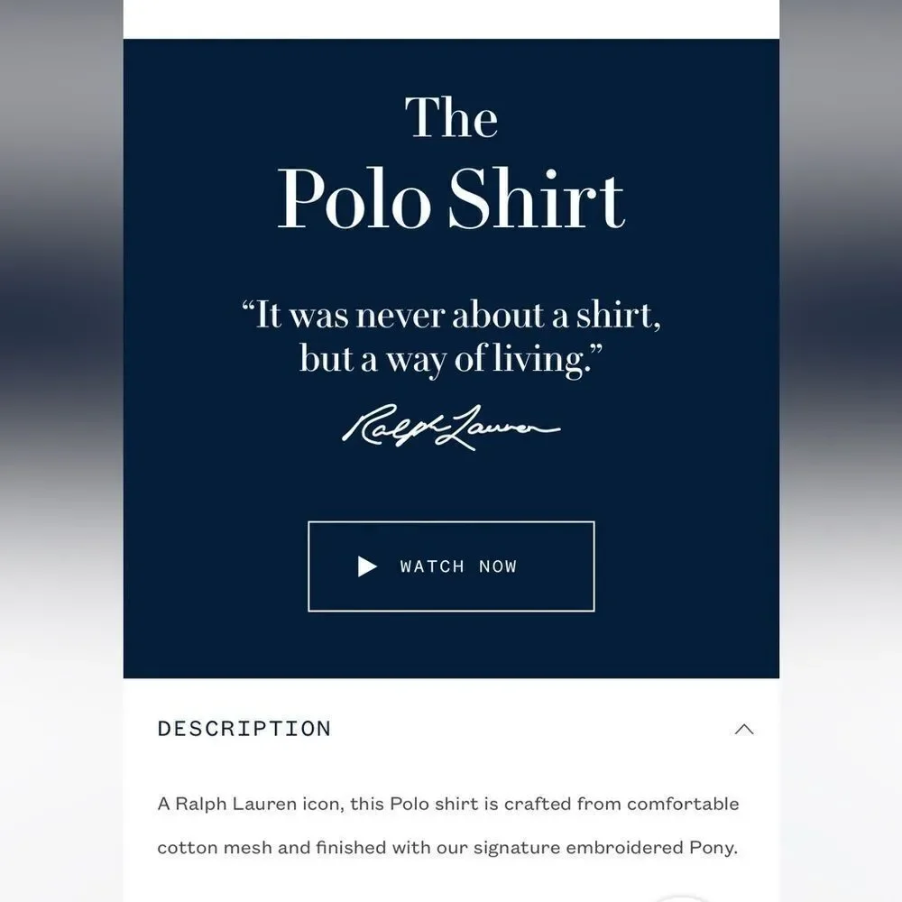 Polo Ralph Lauren new polo
